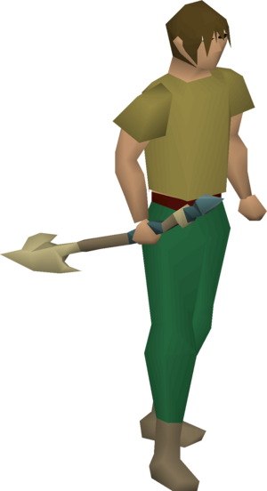 Dragon harpoon (or) (ashen) equipped male.png