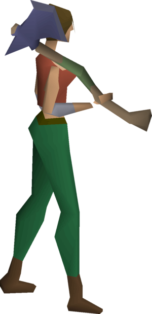 Mithril felling axe equipped female.png