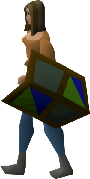 File:Adamant shield (h1) equipped female.png