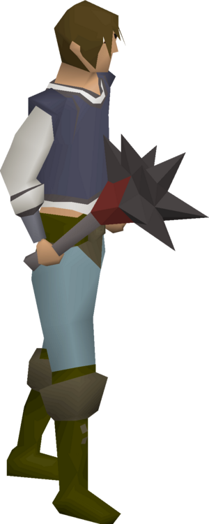 Dragon mace (bh) equipped male.png