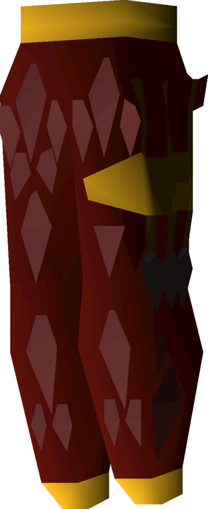 Red d'hide chaps (g) detail.png