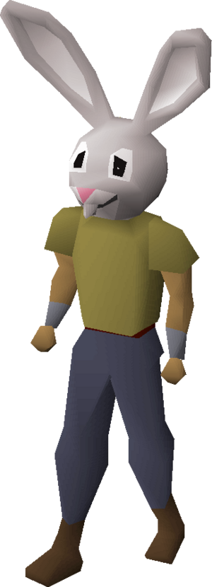 Bunnyman mask equipped.png