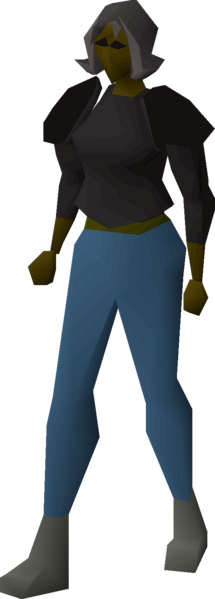 File:Black platebody equipped female.png