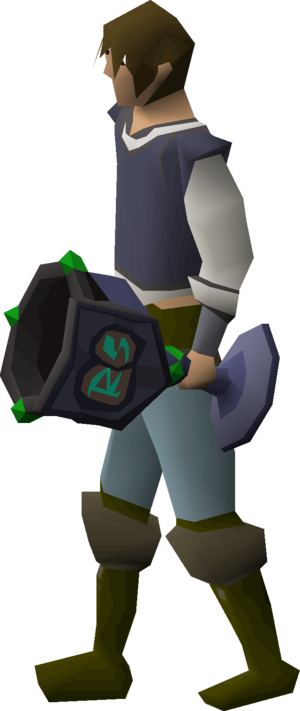 Shattered relics mithril trophy equipped male.png