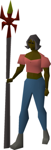 File:Dragon spear(p) equipped female.png