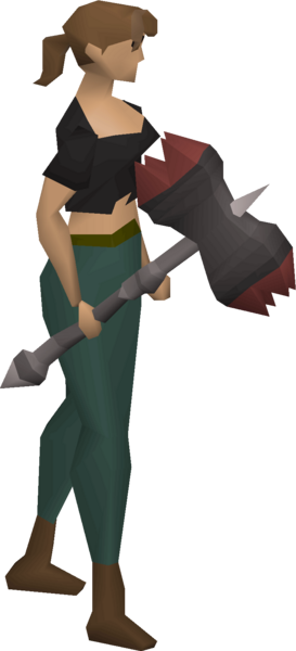 File:Dragon warhammer (cr) equipped female.png