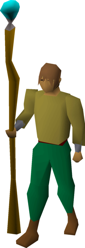 Cursed goblin staff equipped.png
