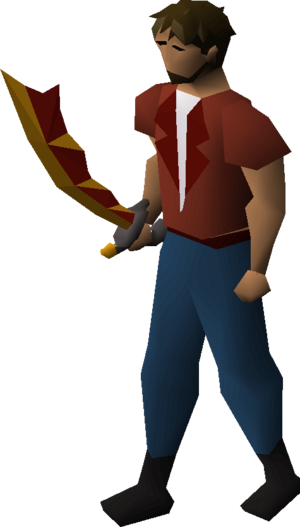 Dragon scimitar (or) equipped male.png