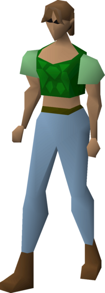 File:Green d'hide body equipped female.png