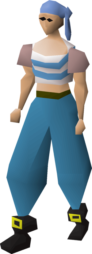 Pirate clothing (blue) equipped female.png