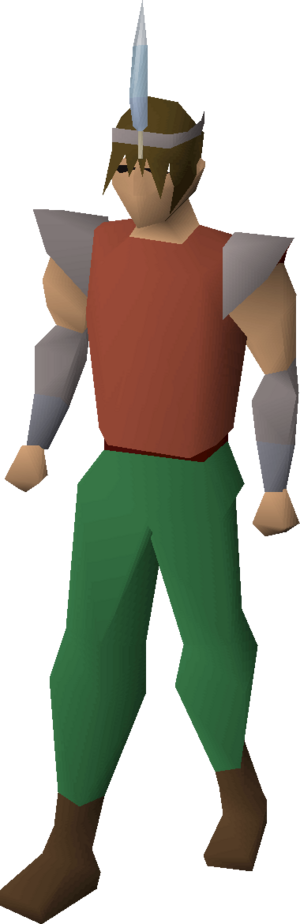 Chompy bird hat (ogre bowman) equipped.png