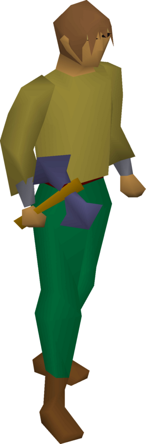 Mithril thrownaxe equipped.png