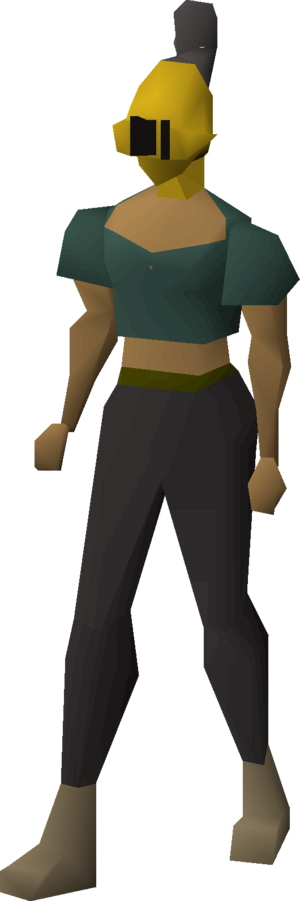 Rune heraldic helm (Varrock) equipped female.png