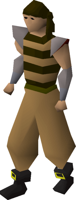 Pirate clothing (brown) equipped male.png