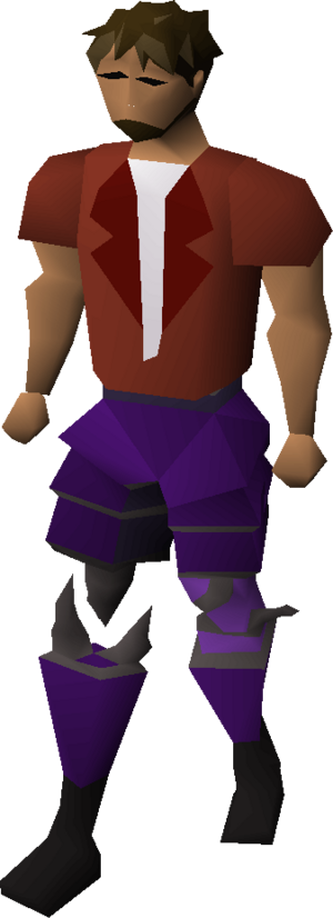 Purple slayer chainskirt equipped male.png
