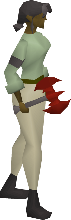 Dragon thrownaxe equipped female.png