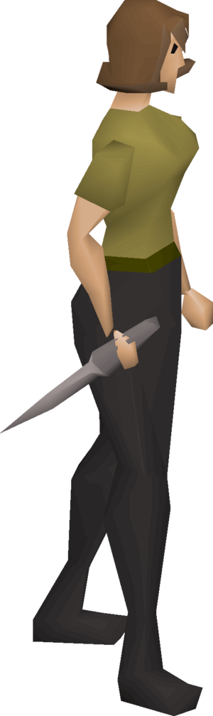 Steel knife equipped female.png