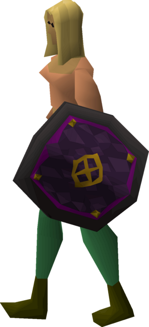 Ancient d'hide shield equipped female.png