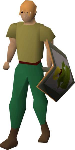 Steel kiteshield (Jogre apricot) equipped male.png