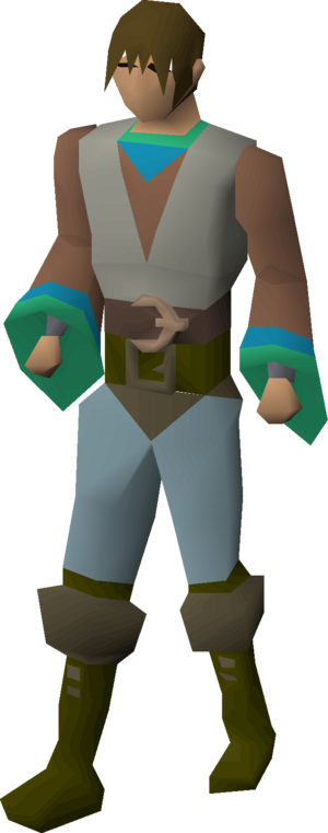 Robe top of the eye (green) equipped male.png