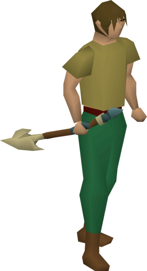Dragon harpoon (or) (terracotta) equipped male.png