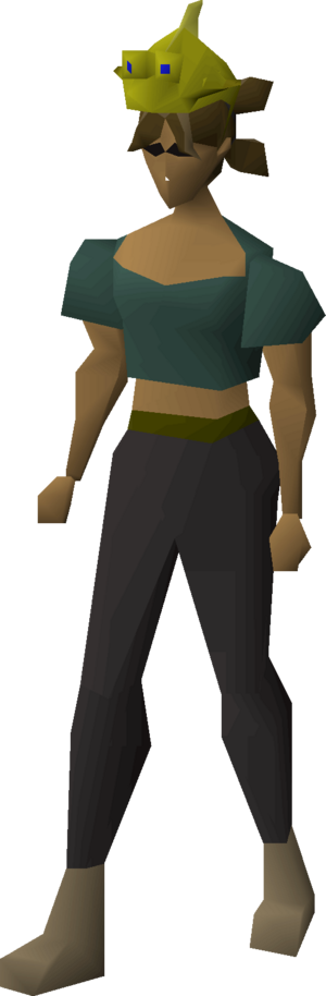 Mudskipper hat equipped female.png