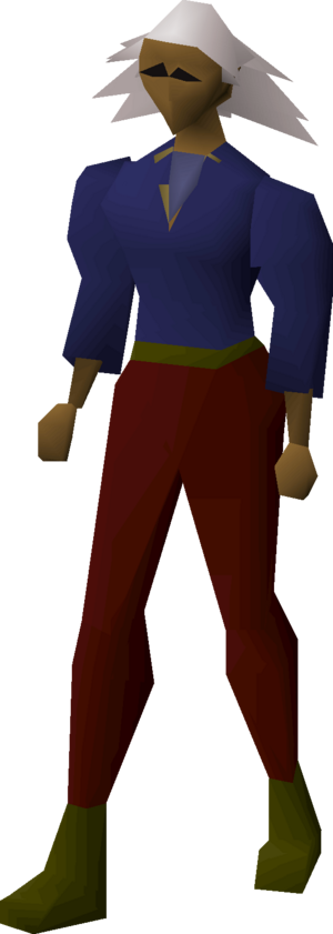 Fremennik blue shirt equipped female.png