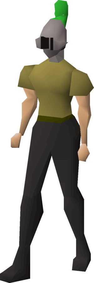 Steel heraldic helm (Misthalin) equipped female.png